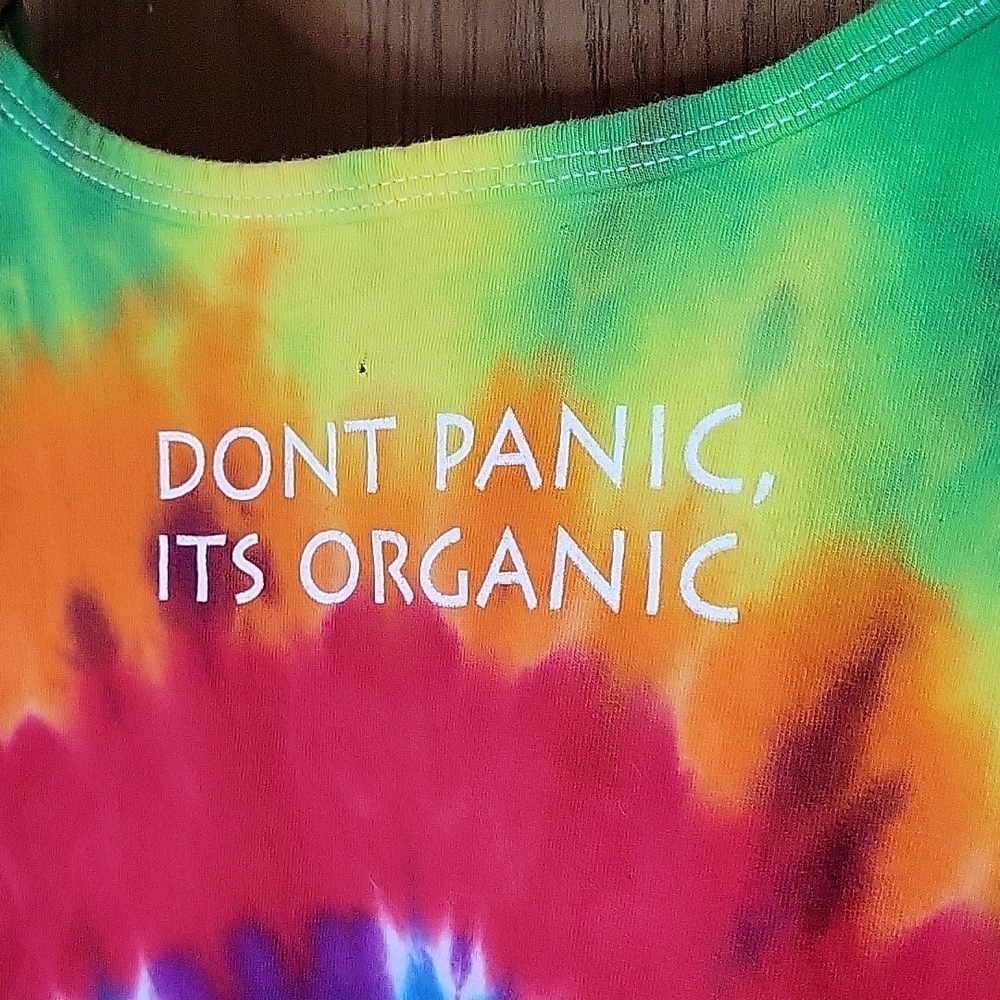 Men's Organic Alternatives Rainbow Tie Dye Tank Top from Colorado, Size: Medium - Picture 7 of 7